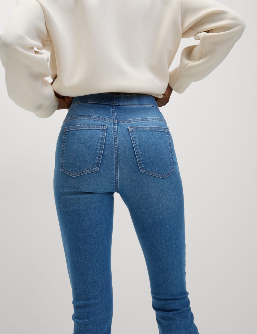 

Джеггинсы с высокой талией Marks & Spencer, индиго