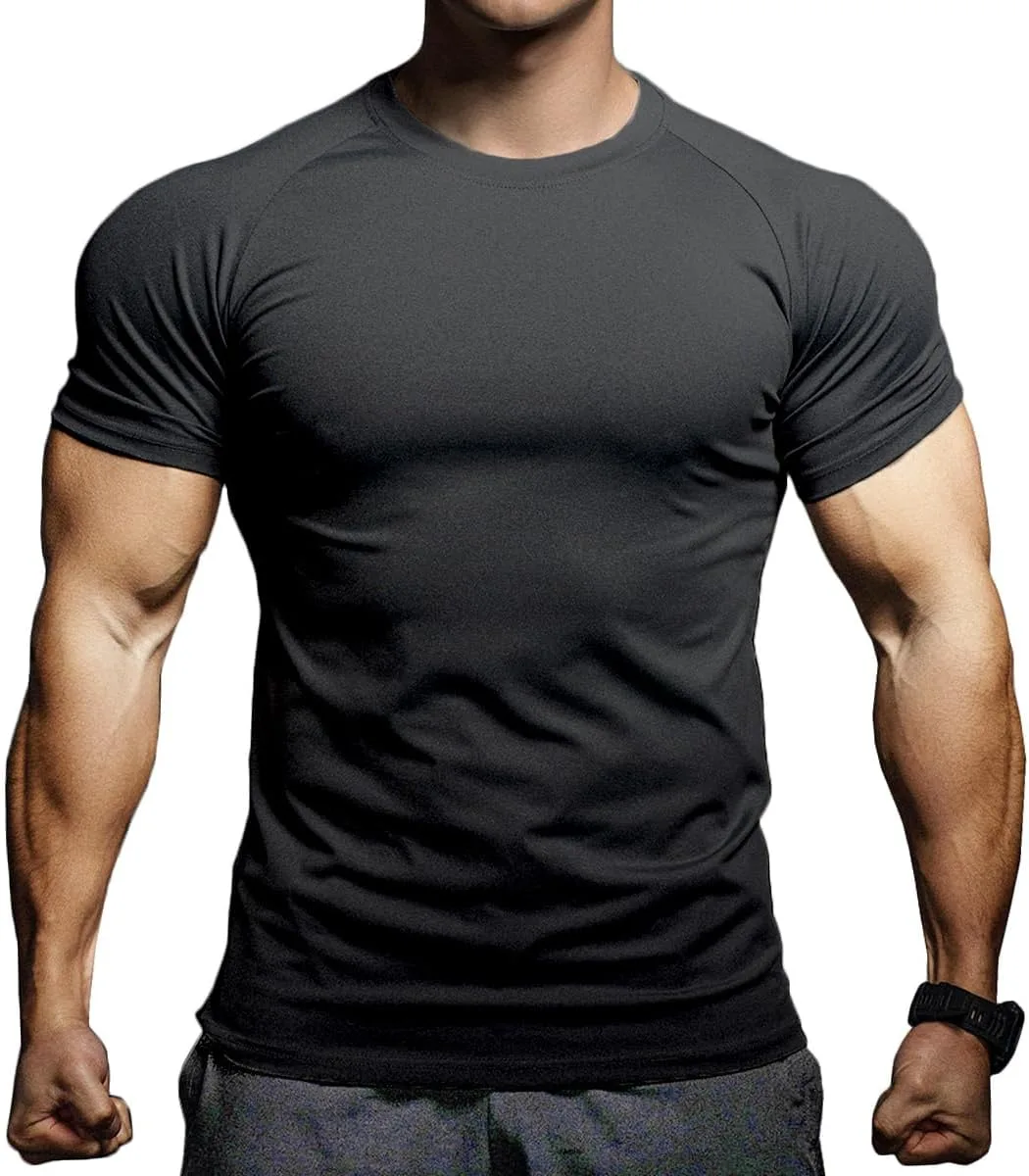 

Мужская футболка Slim Fit Muscle Gym T86 для тренировок Magiftbox