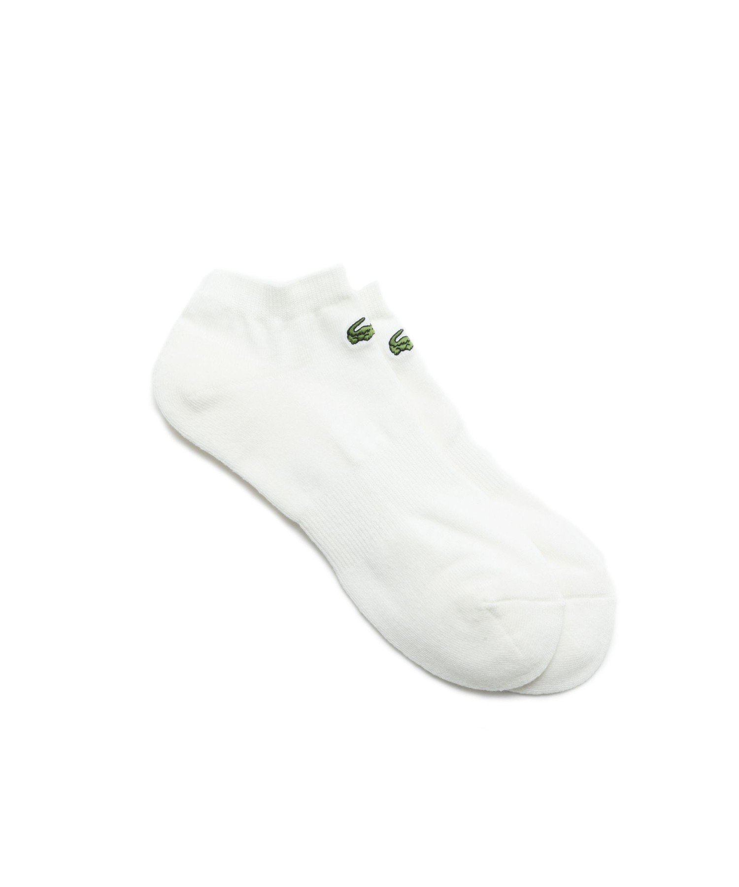 Носки LACOSTE до колена, с логотипом, White