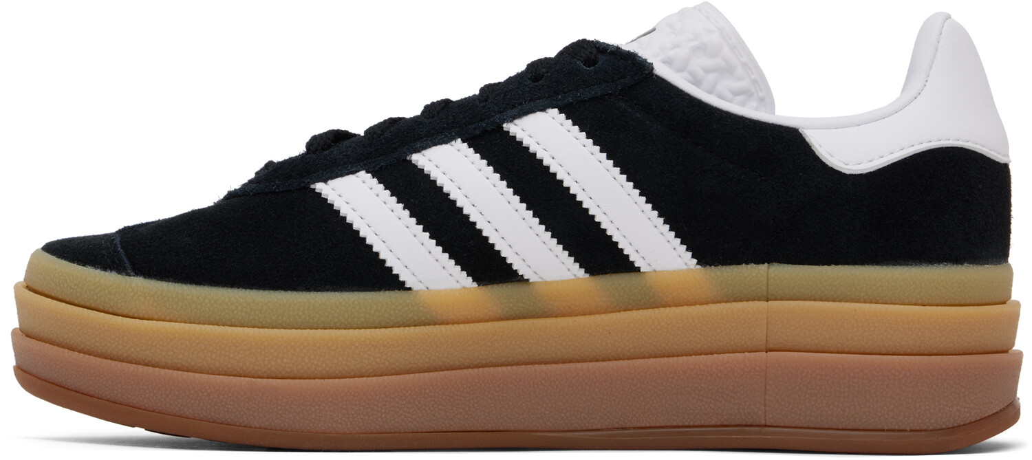 Черные кроссовки Gazelle Bold Adidas Originals, Core black/Cloud white/Cloud white — фото 3