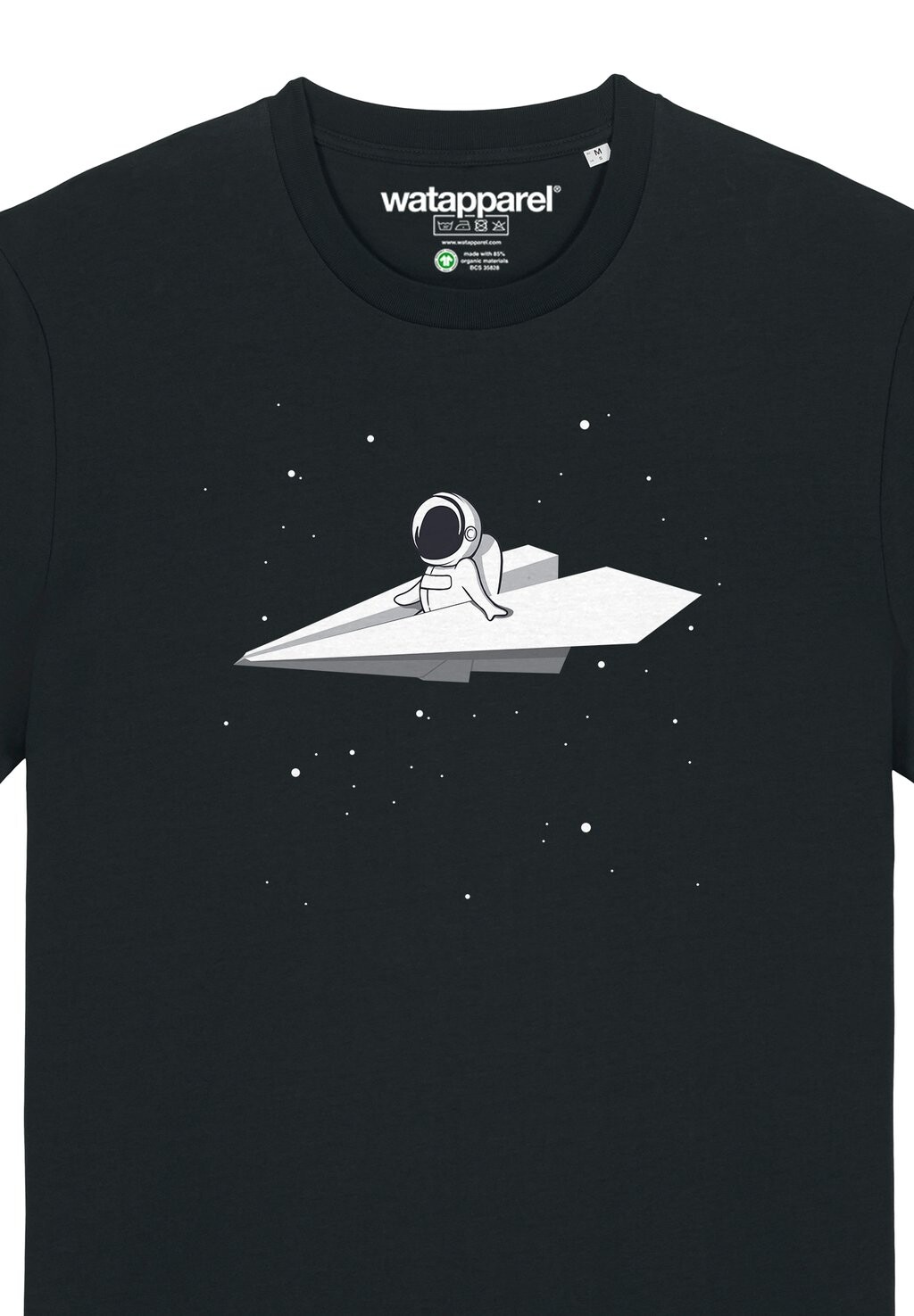 

Футболка с принтом FLY ME TO THE MOON watapparel, черный