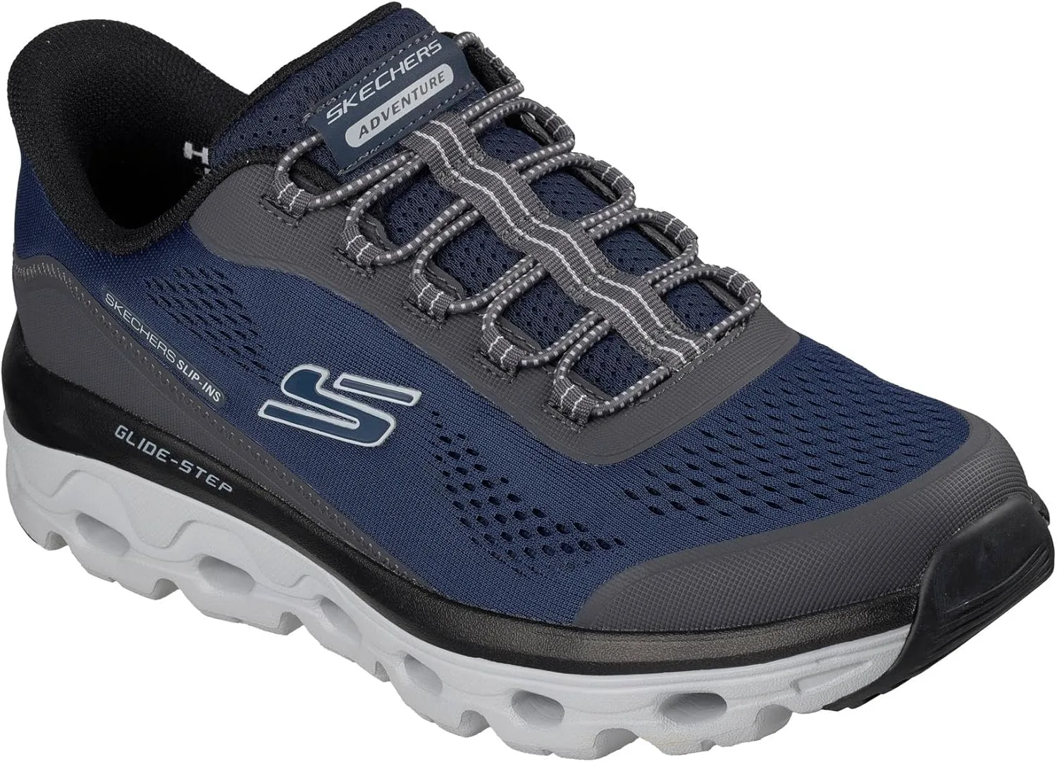 Мужские кроссовки Skechers Glide-Step Pro без шнурков, темно-синий — фото 3
