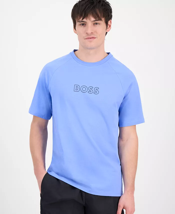 

Футболка с логотипом Hugo Boss, синий