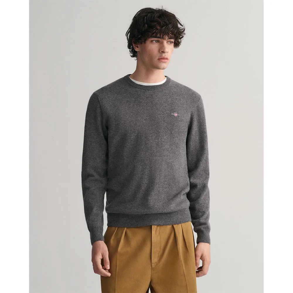 

Свитер Gant Superfine Lambswool, серый