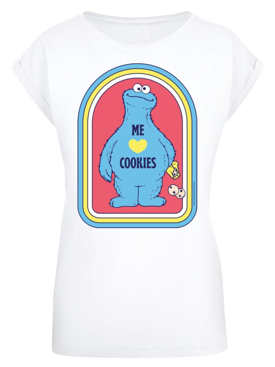 

Футболка F4NT4STIC Shirt Sesame Street Cookie Monster, белый