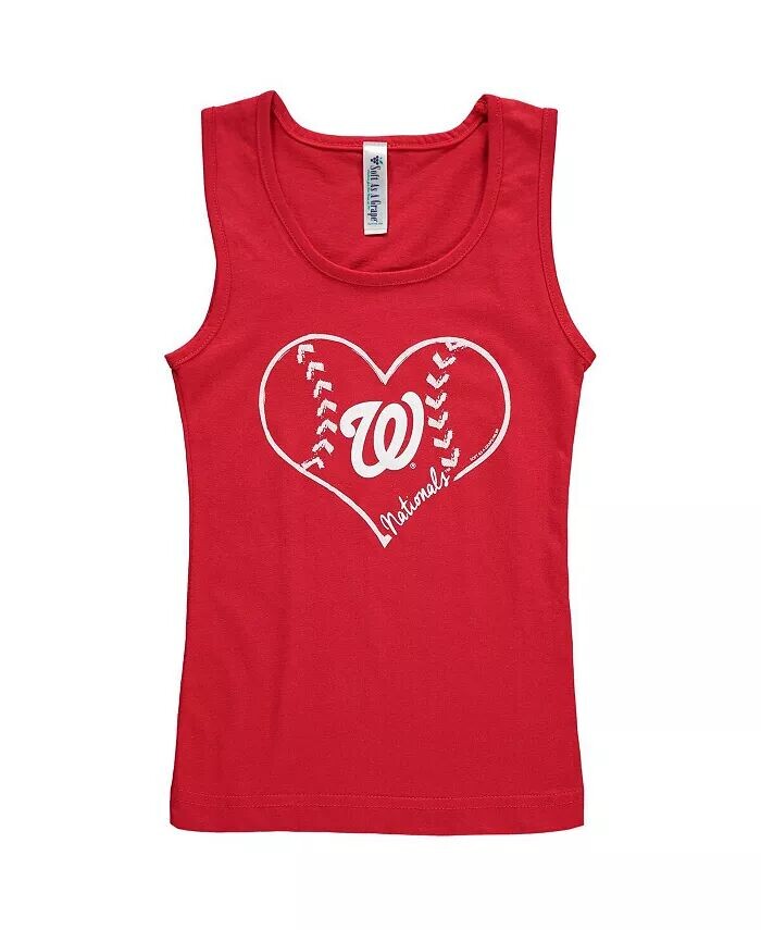 

Большая красная майка Washington Nationals из хлопка Soft As A Grape