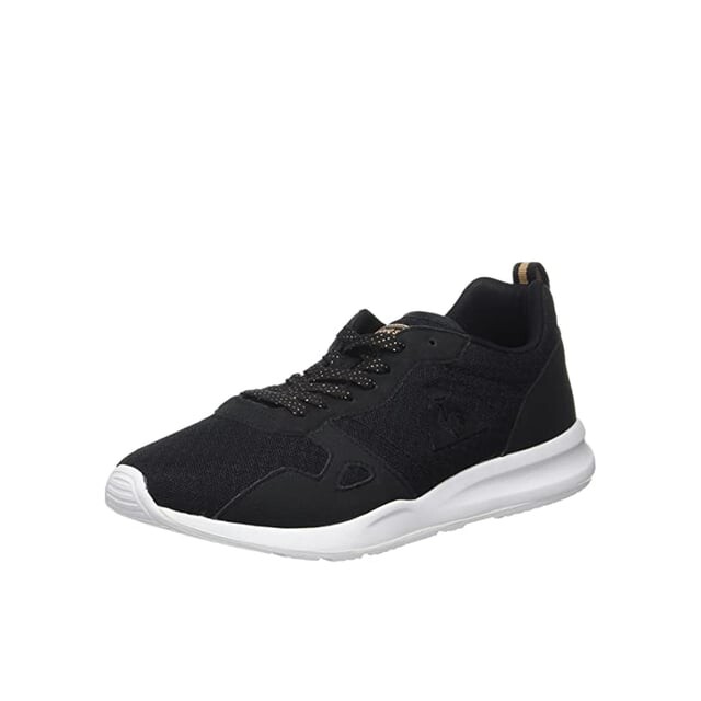 Lcs r600 женские черные кроссовки в сетку Le Coq Sportif, черный — фото 3