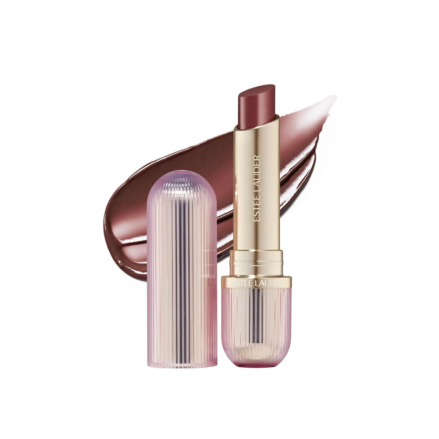Оттеночный бальзам для губ Estée Lauder Futurist HydraPlump | Содержит гиалуроновую кислоту и pH-адаптивный цвет | Увлажняет, укрепляет барьерную функцию губ, 704 Clove Cushion - A rich brown with neutral pH-adaptive pigments