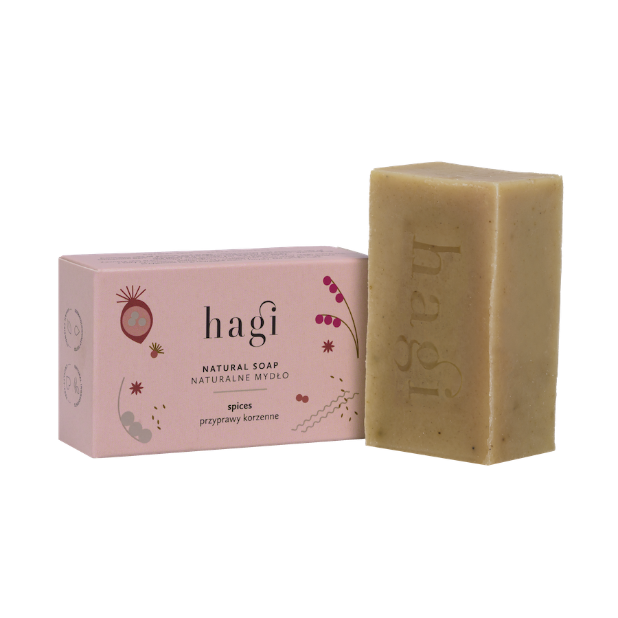 

Натуральное мыло со специями natural soap with spices Hagi, вес 100 гр.