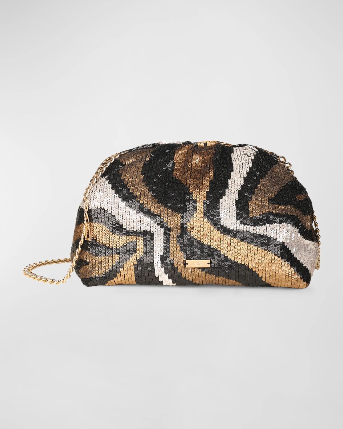 

Клатч Aya с пайетками Rafe, цвет Black/ Gold Multi