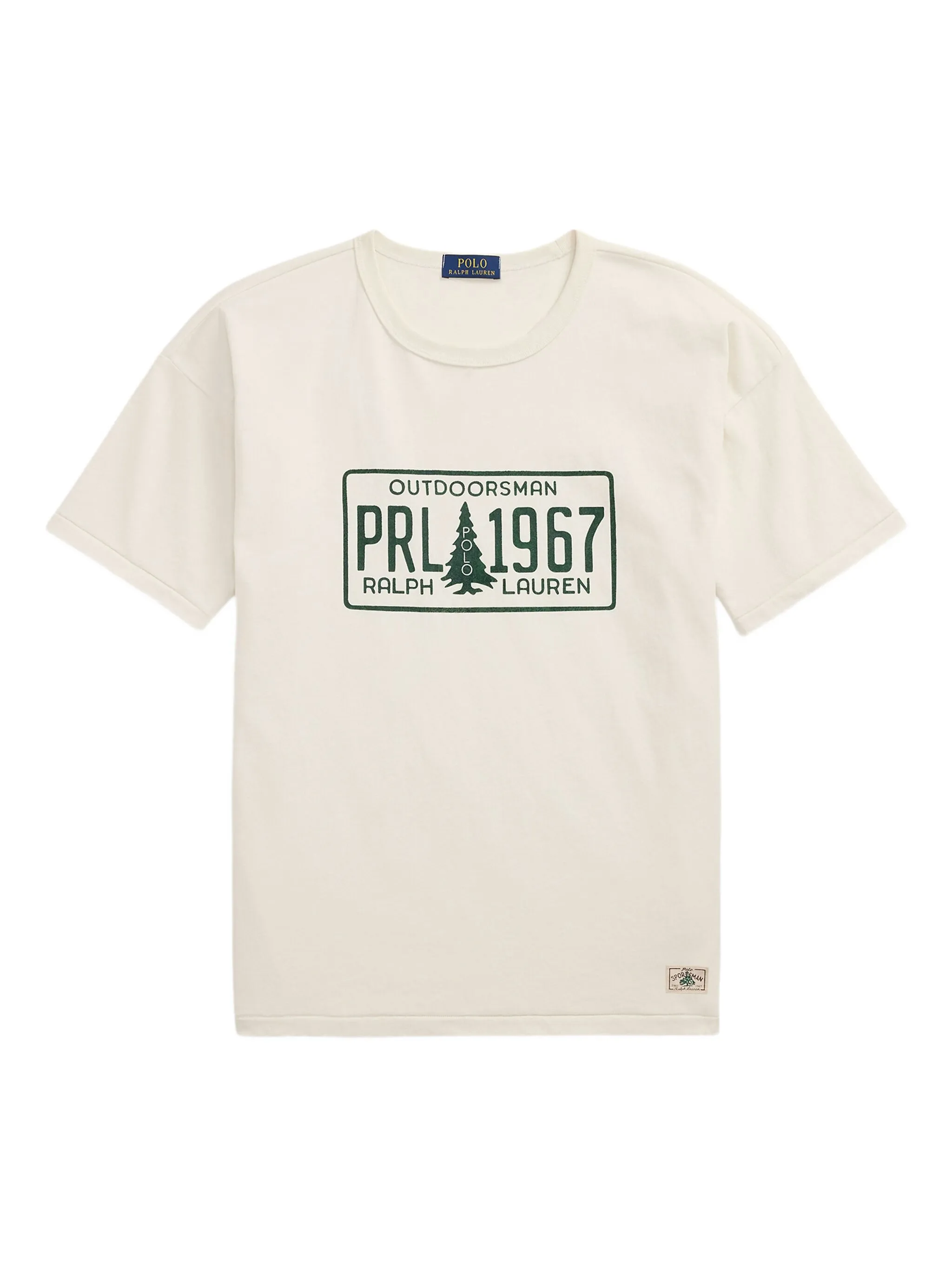 

Футболка с графичным принтом Polo Ralph Lauren, белый