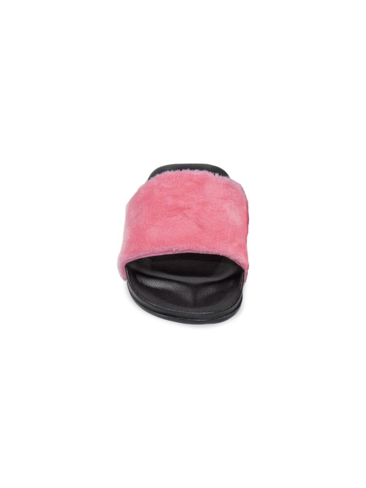 

Шлепанцы из искусственного меха Luxe Faux Fur, цвет Pink Faux