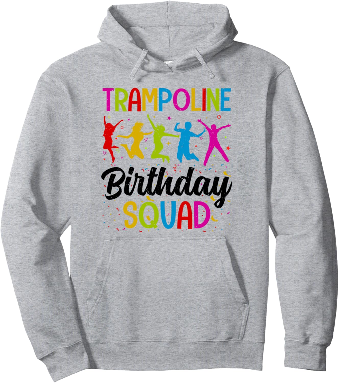 

Толстовка для детей, посвященная дню рождения и прыжкам на батуте Trampoline Birthday Party Lover Jump Bounce, серый