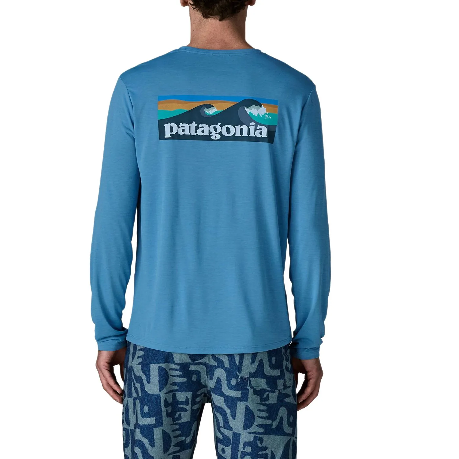 Футболка мужская Capilene Quick Dry Patagonia, coastal синий/shrx — фото 3
