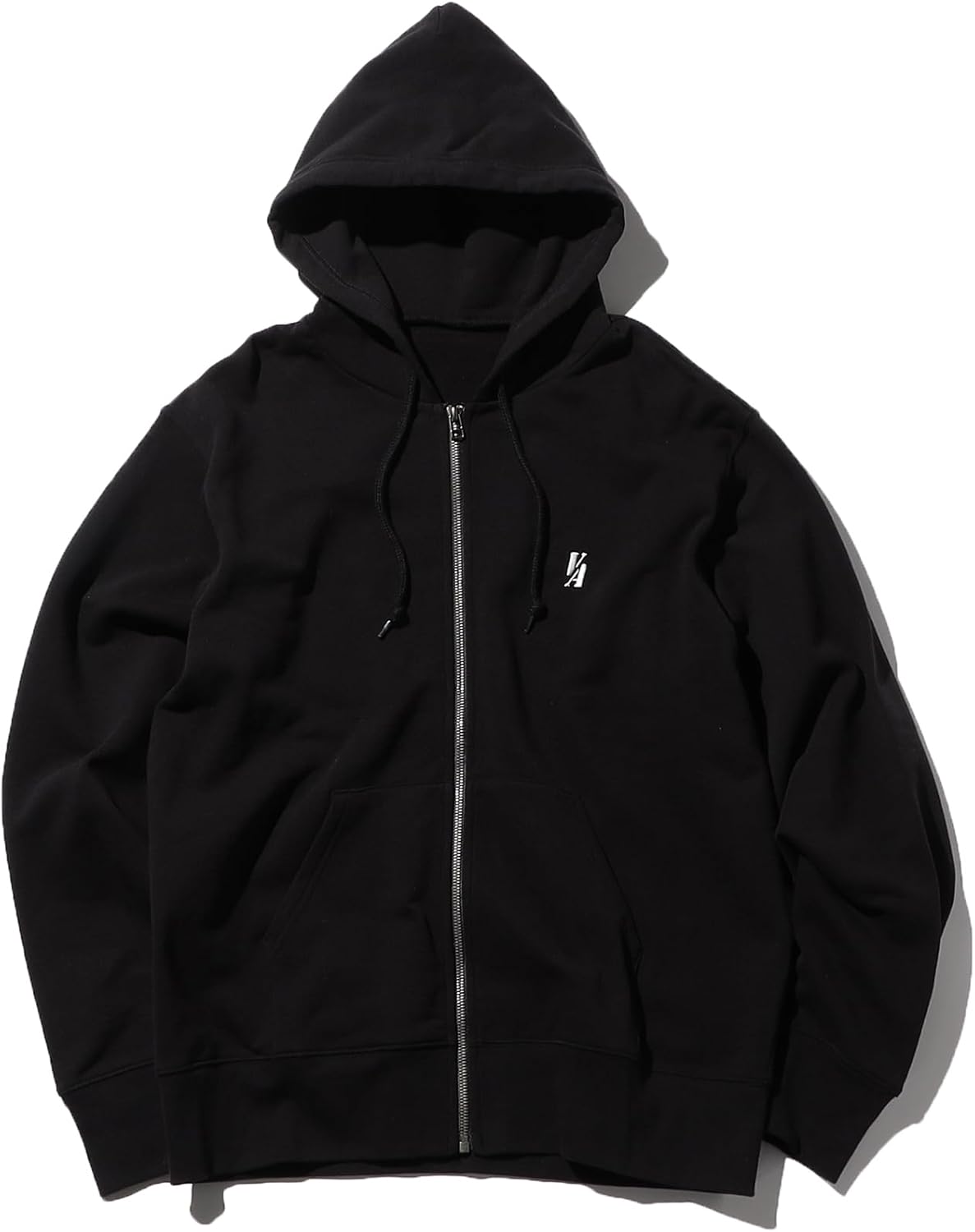 

Мужская толстовка с капюшоном Valley Apparel Basic Emblem на молнии, черный