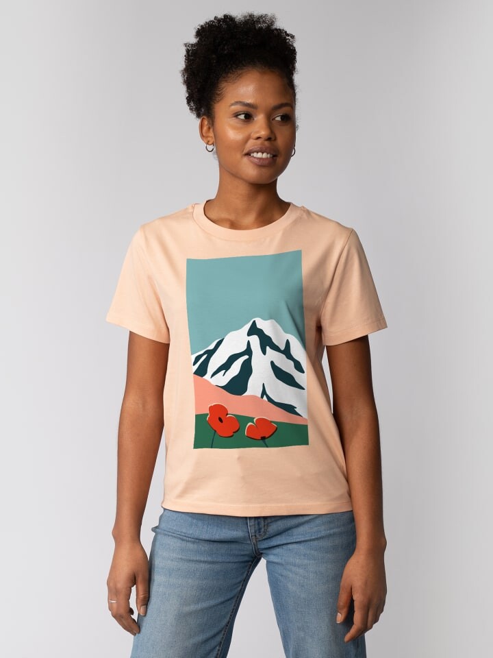 

Футболка wat Apparel T-Shirt Countryside 04, цвет Fraiche Peche