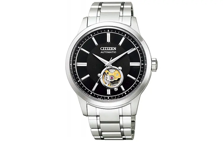 

CITIZEN Часы COLLECTION Automatic Mechanical Movement Stainless Steel Strap Watch 41mm Men's Watch Black Dial NB4020 96E, Black Dial