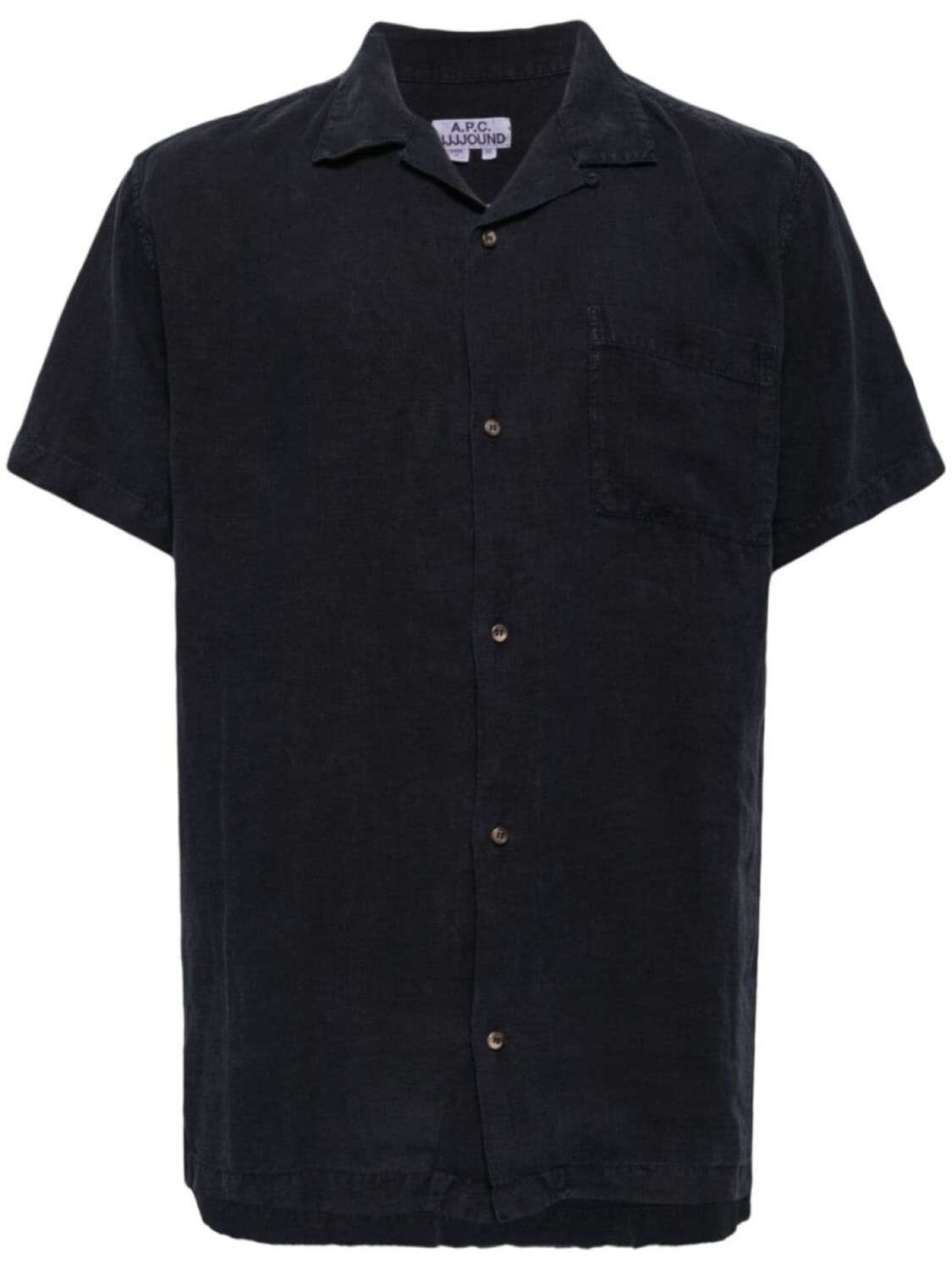 

A.P.C. рубашка с короткими рукавами из коллаборации с JJJound, синий