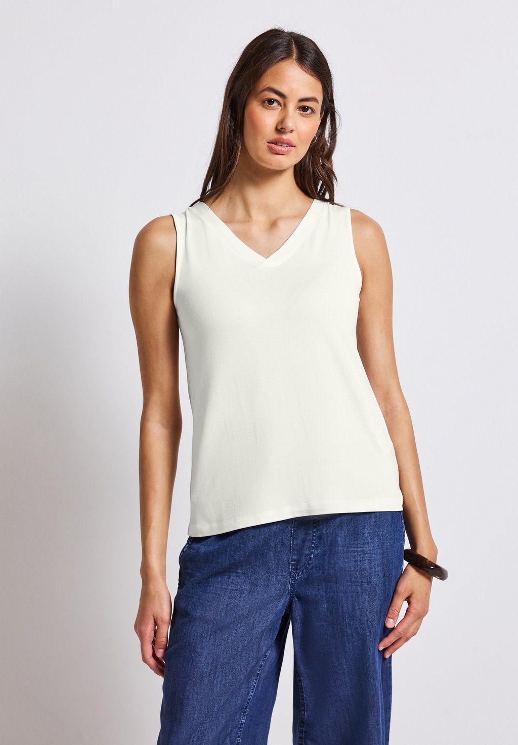 

Топ V-NECK Street One, кремовый