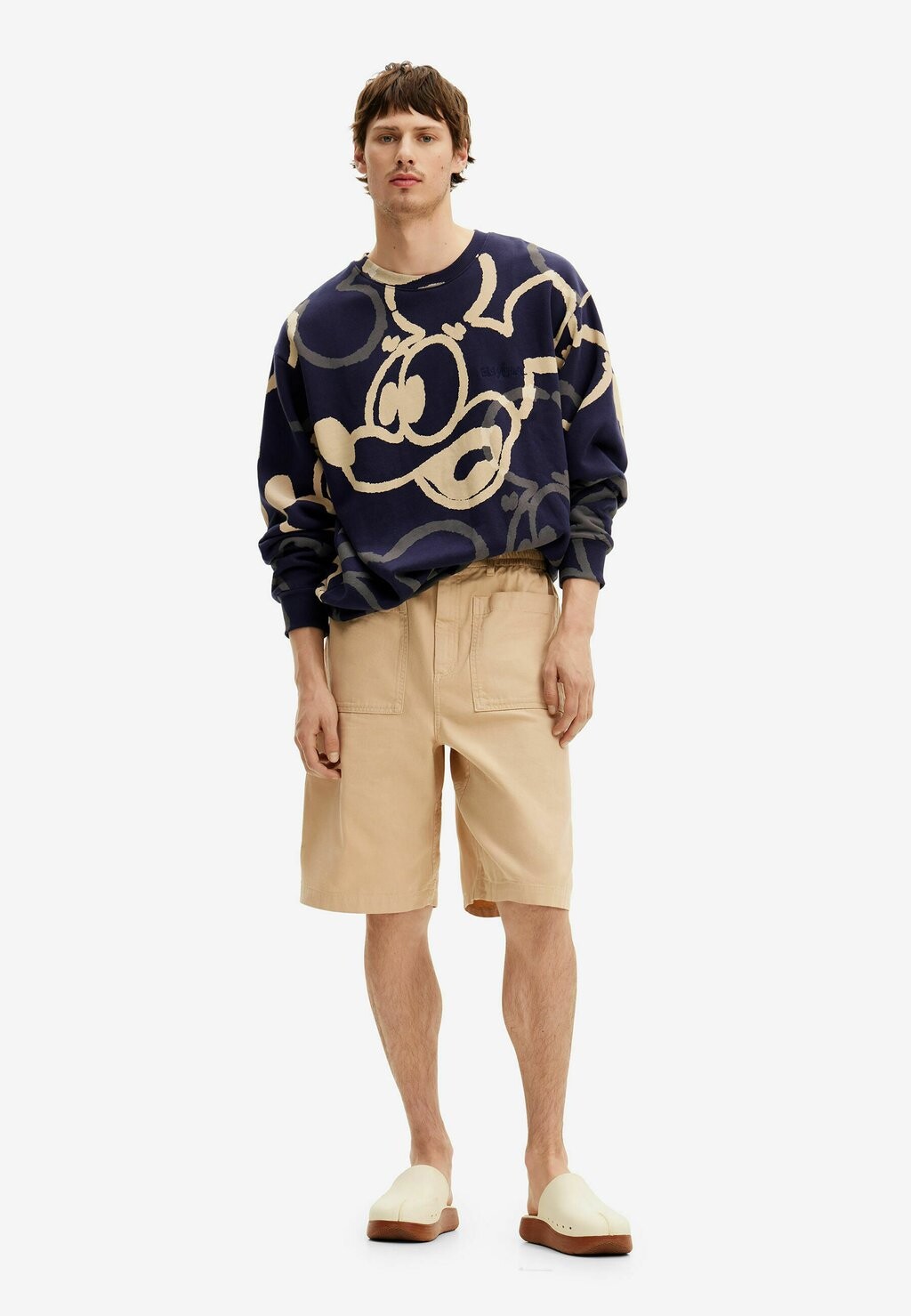 

Толстовка с капюшоном Desigual, синий