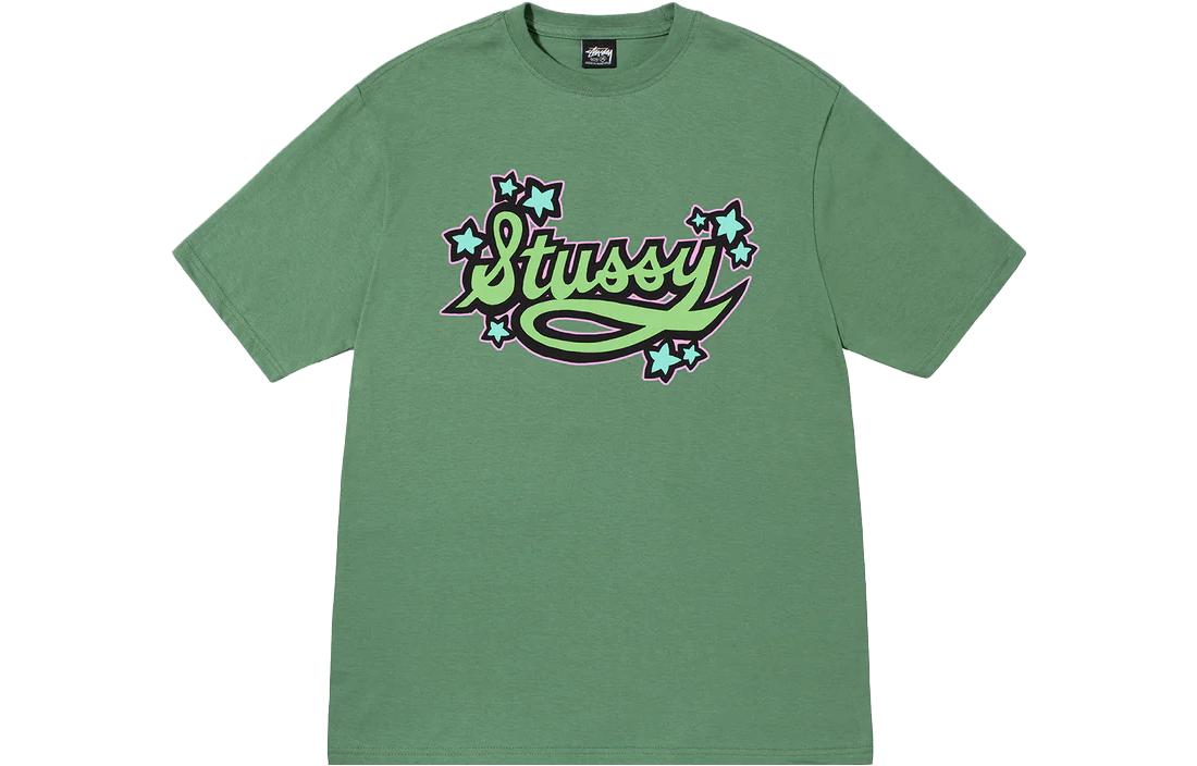 

Футболка SS23 Hawaii Trip Series унисекс Stussy, зеленый