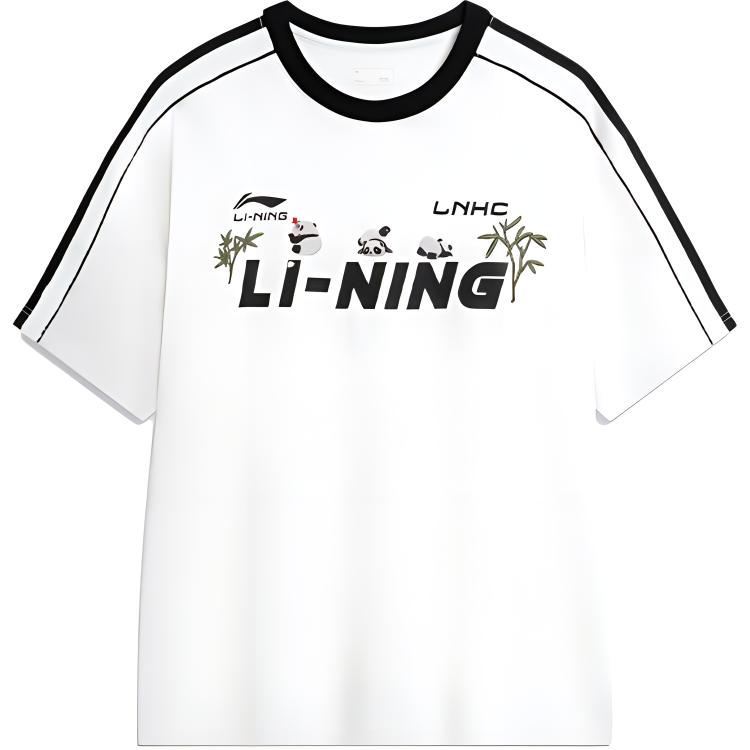 

LINING Футболка унисекс белая, Белый, LINING Футболка унисекс белая