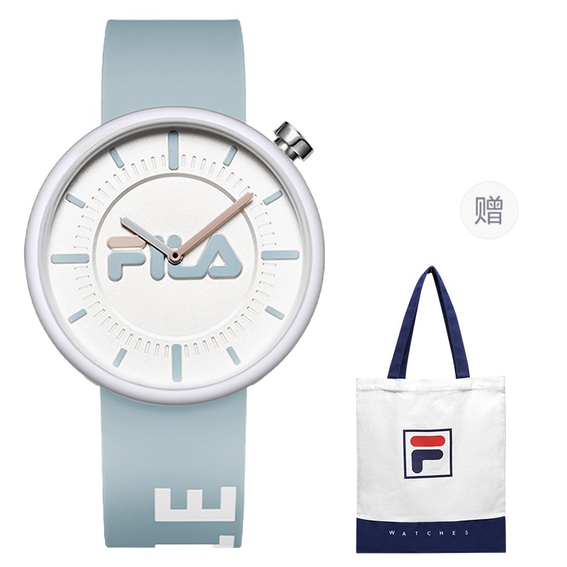 

FILA Часы Wrist Watch Quartz Movement Silicone Strap White Dial Unisex
