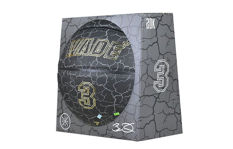 

Баскетбольный мяч LiNing Wade Hall Of Fame Series PU черно-золотой размер 7 матчевый унисекс