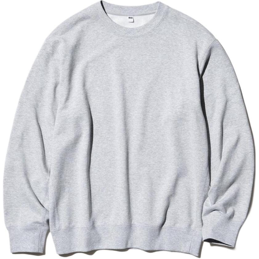 SS25 Толстовка Unisex Sky Gray UNIQLO, серый