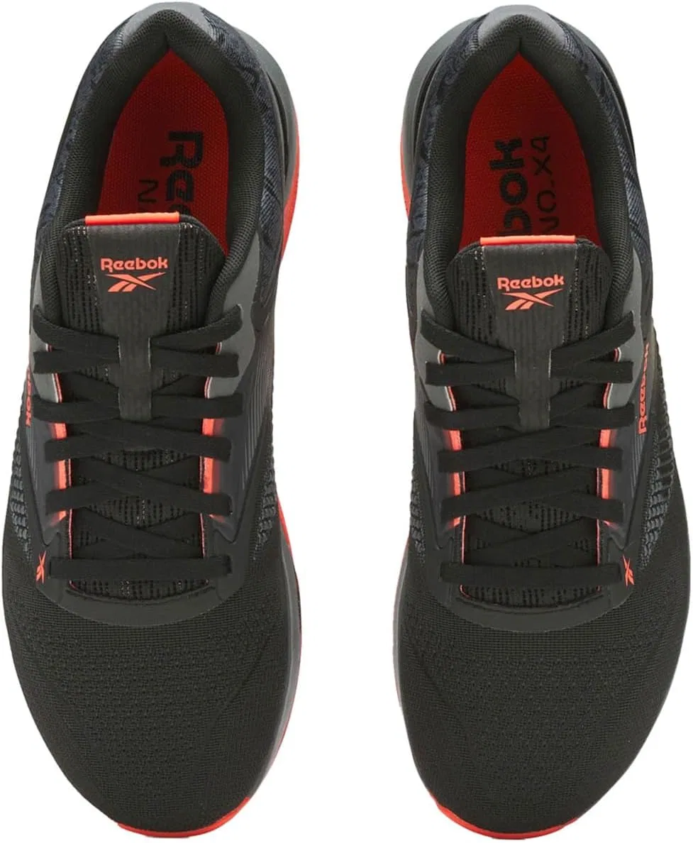 Кроссовки Reebok Unisex Nano X4, Pugry6 Black Orgfla — фото 4