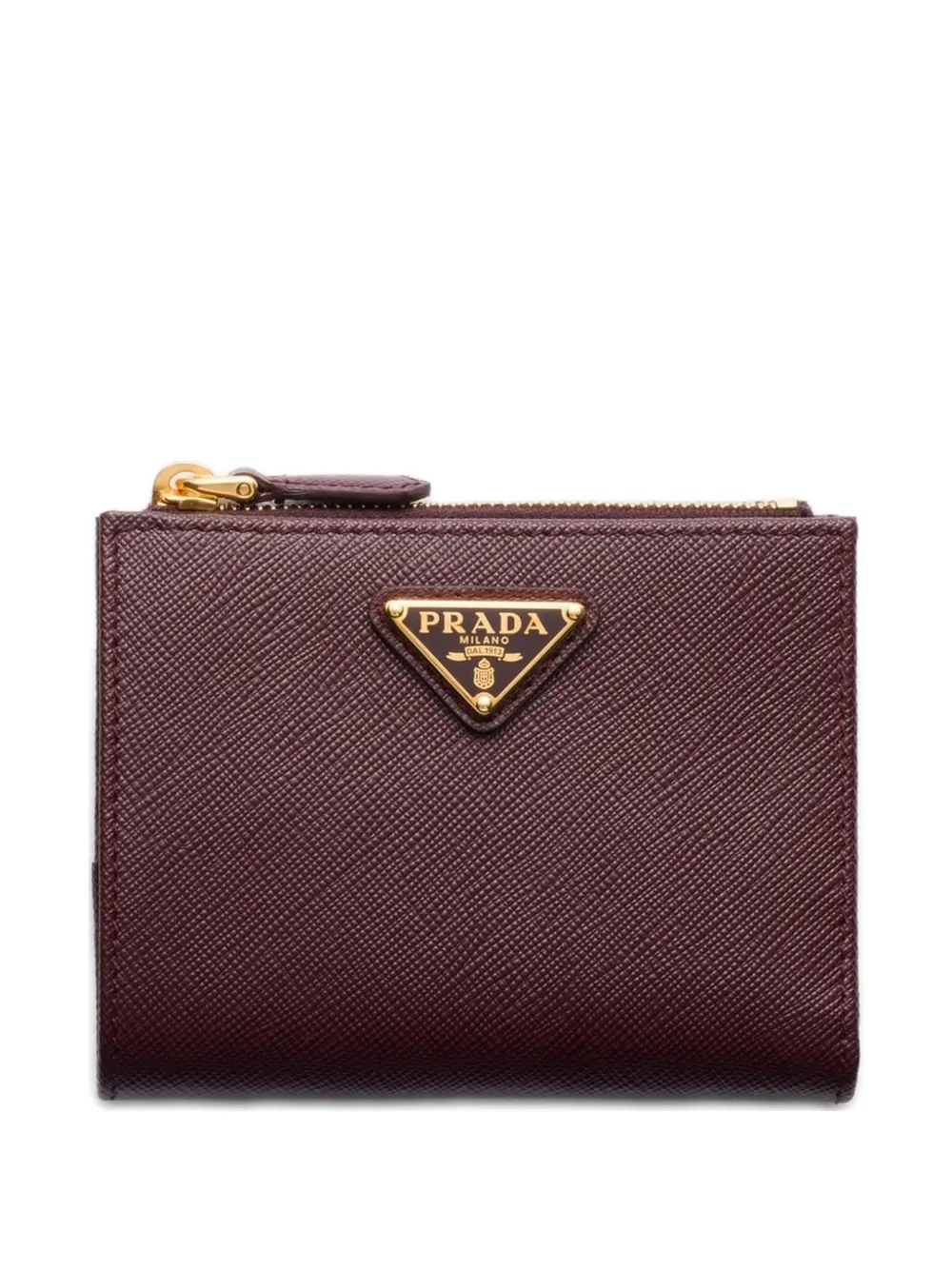 

Маленький кошелек из сафьяновой кожи Prada, красный