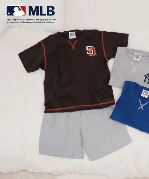 Детские пижамы и шорты с коротким рукавом MLB