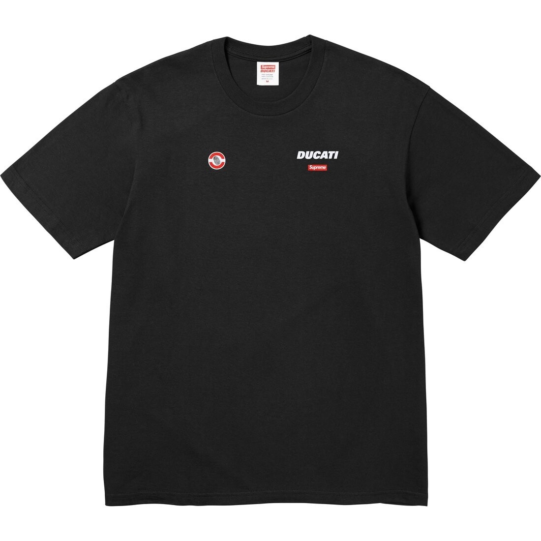 Футболка X DUCATI SS24 WEEK16 LOGO TEE — футболка унисекс, стандартного кроя, с коротким рукавом и принтом логотипа сзади Supreme, белый — фото 2