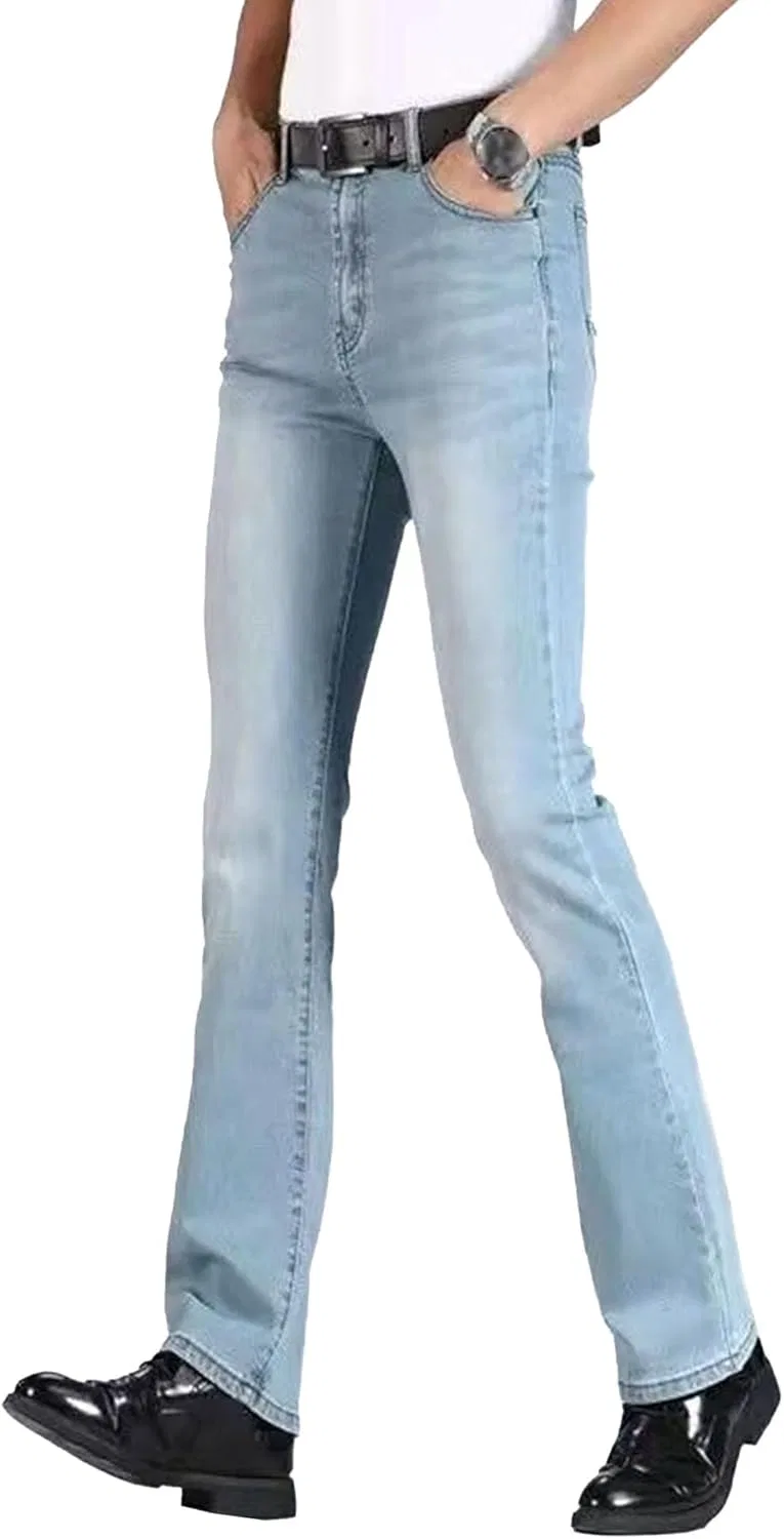 Джинсы клеш 70-х Vintage, Light Blue