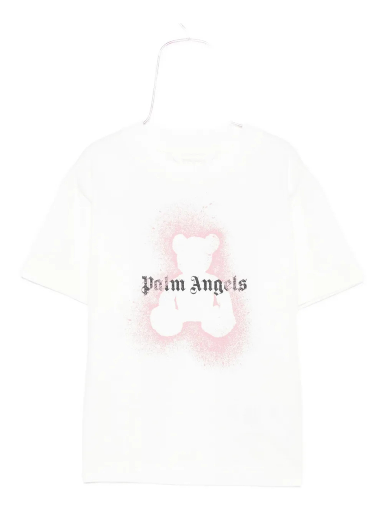 

Футболка Palm Angels Kids с принтом медведя, белый