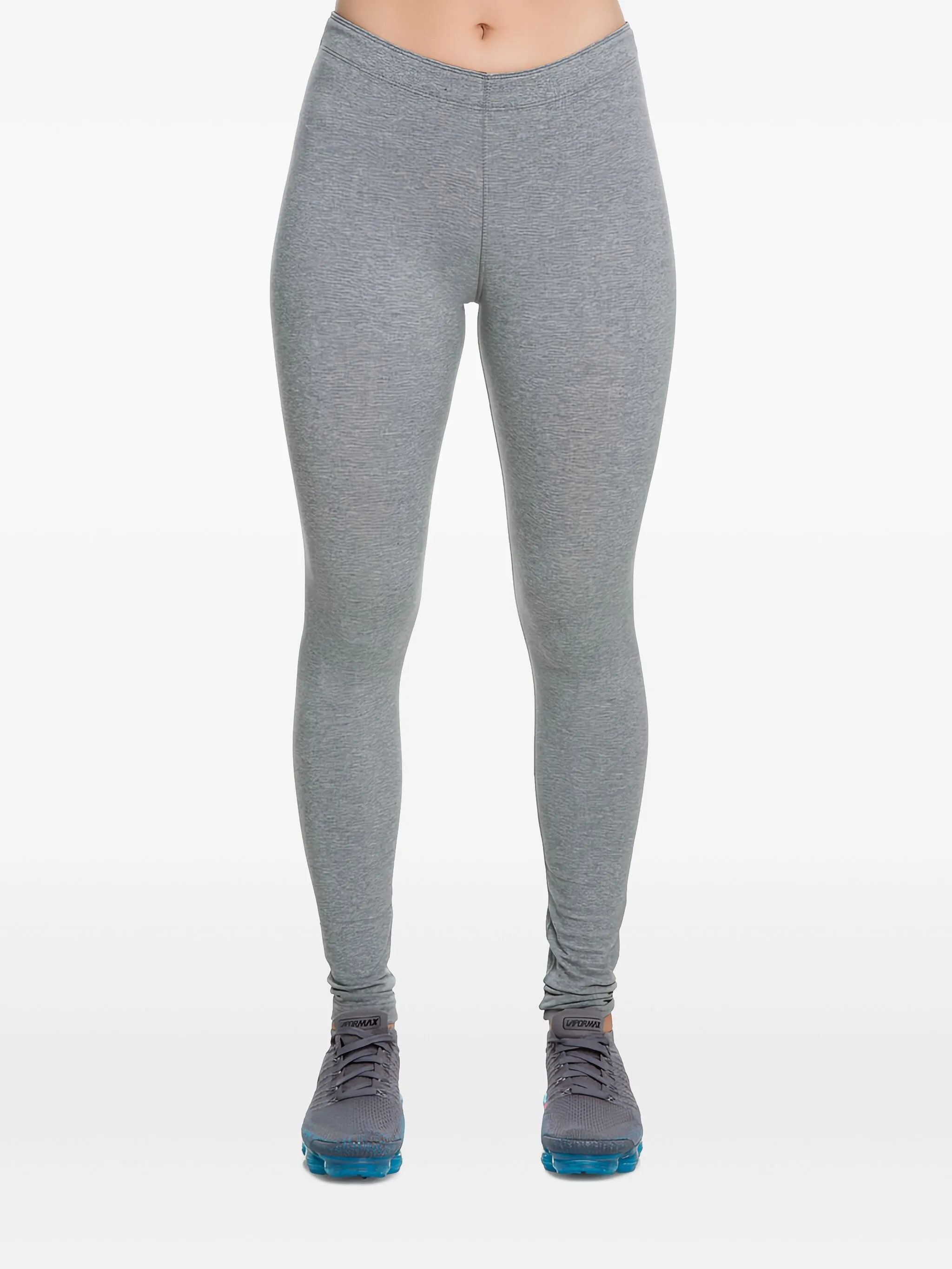 

Легинсы с завышенной талией и логотипом Nike, серый