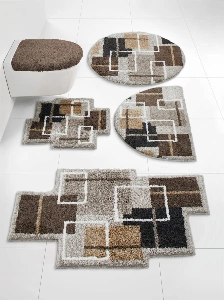 

Базовый коврик для ванной Grund прямоугольный (60х100 см), цвет taupe-grau