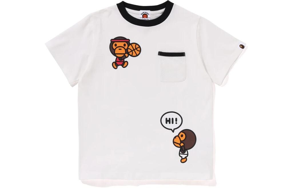 

Детская футболка A Bathing Ape, красный
