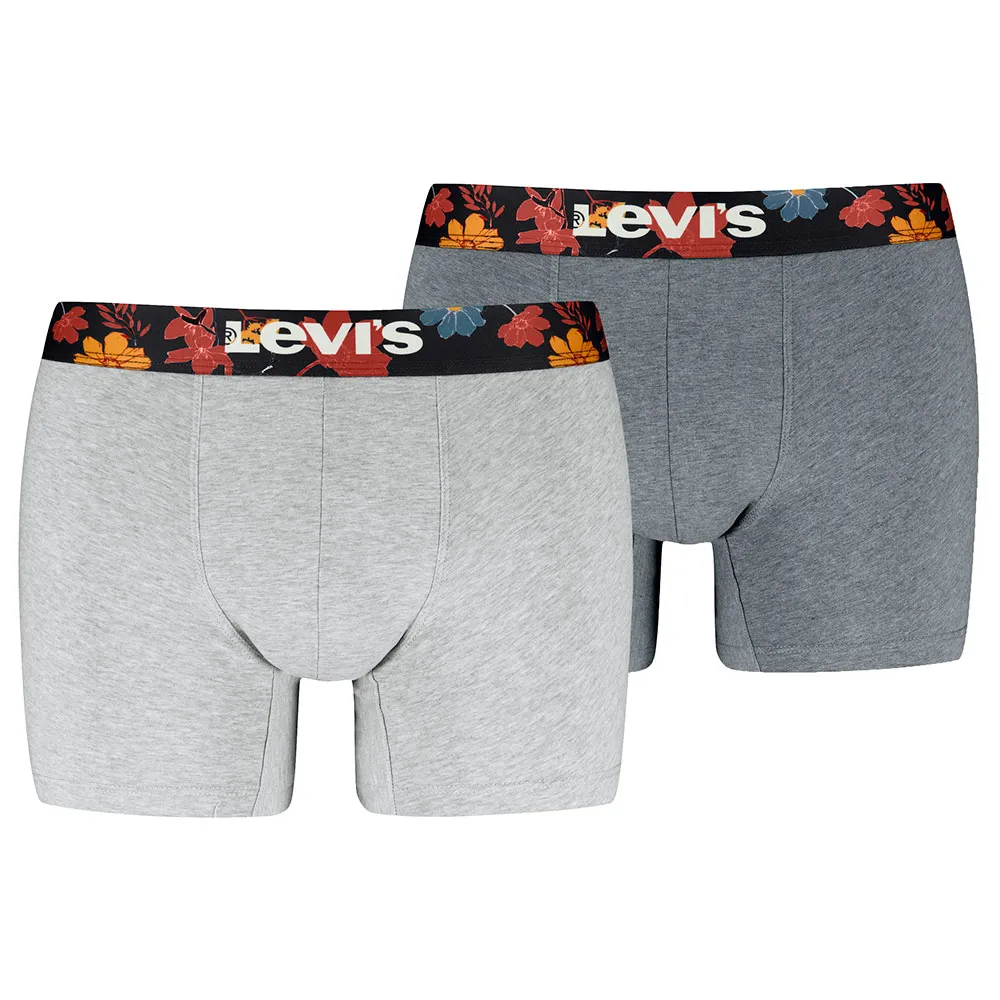 

Боксеры 2 шт Levi's Flower Wb boxers 2 units, серый