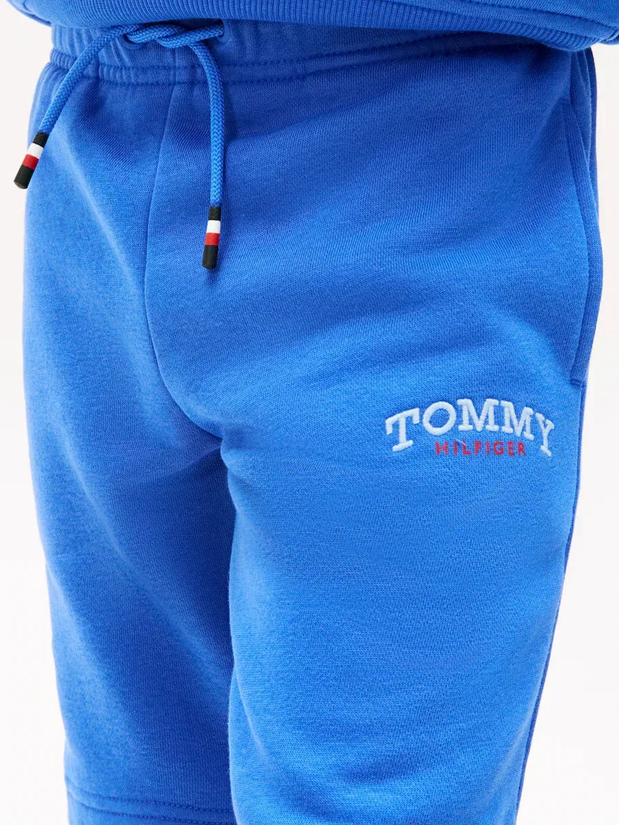 Детские шорты с корпоративным логотипом Tommy Hilfiger, синий — фото 3
