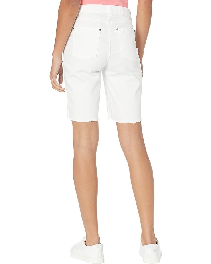 

Шорты HUE Ultra Soft Denim High-Rise Bermuda Shorts, белый