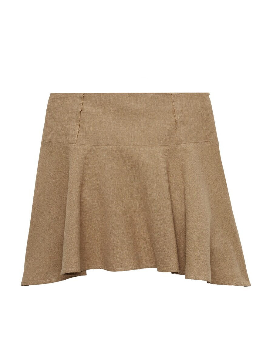 

Юбка мини MANGO Skirt Tartufo, светло-коричневый