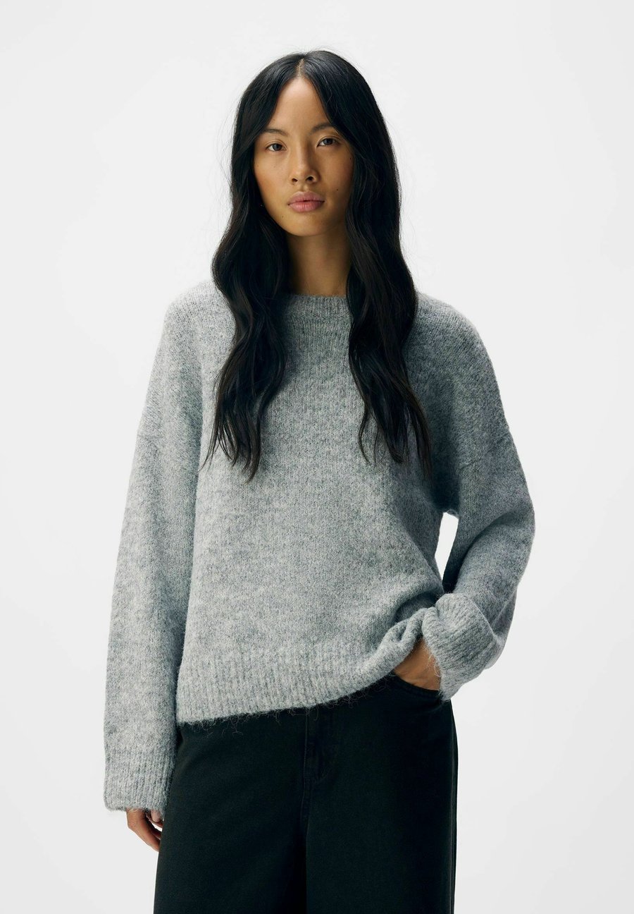 

Джемпер Object OBJSAGGIA, Medium Grey Melange/Mottled Grey