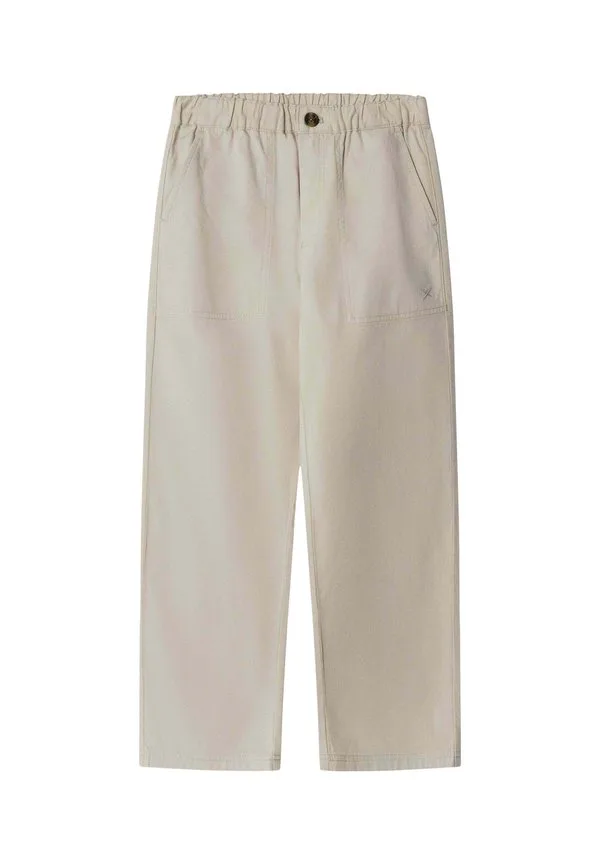 Текстурированные брюки Hackett London, Natural Beige