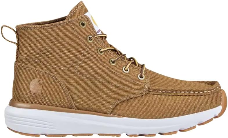 Мужские ботинки Carhartt Haslett Canvas Chukka - ботинки с мыском-мок, легкой промежуточной подошвой LWD, стелькой с поддержкой свода стопы и быстросохнущей подкладкой, коричневый — фото 2