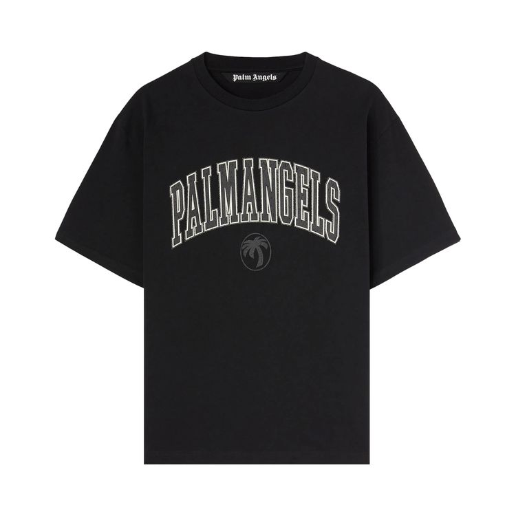 

Футболка Palm Angels College Palm Slim Tee 'Black/Vintage Black', черный