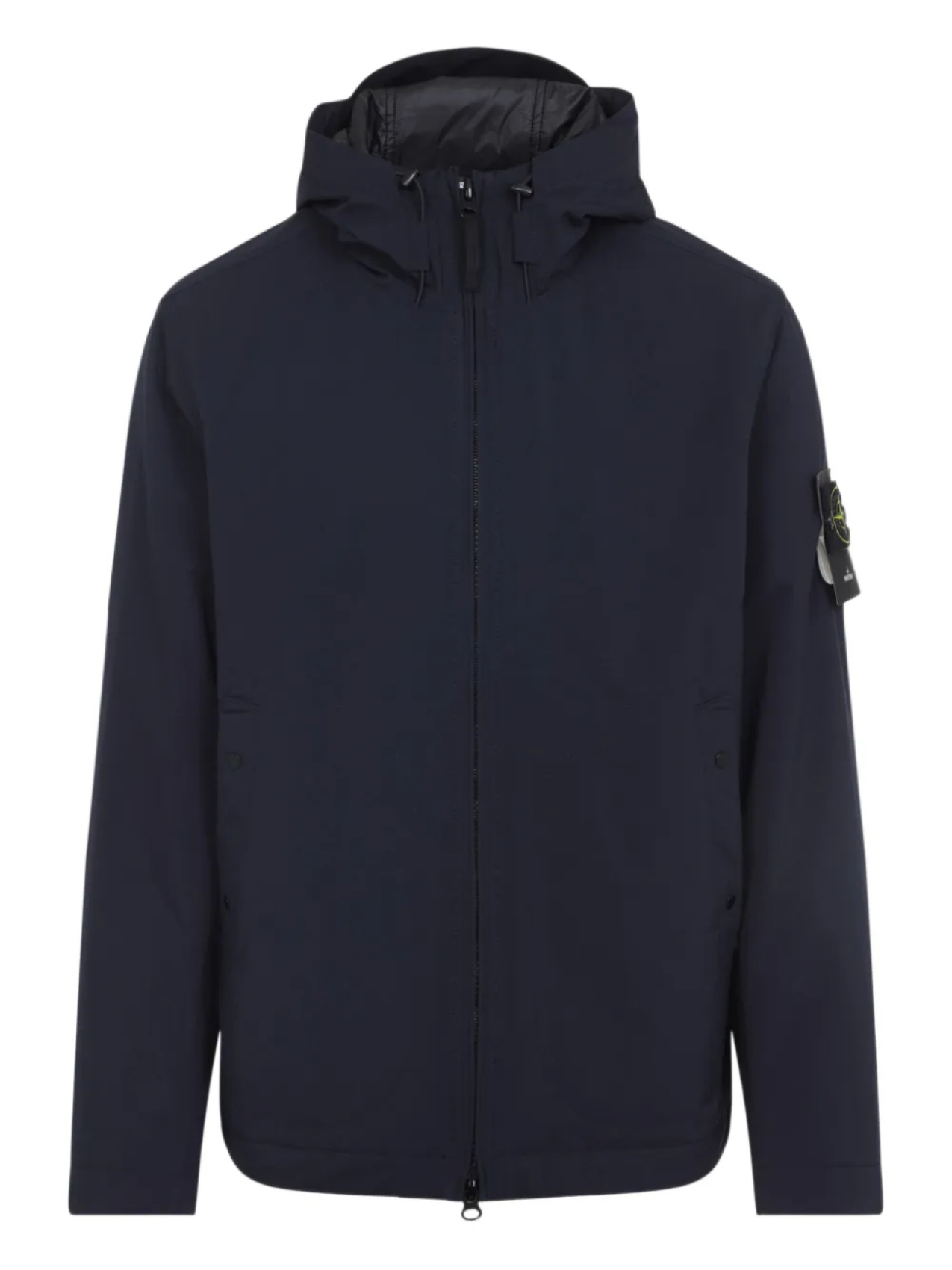 

Stone Island куртка на молнии с капюшоном, синий