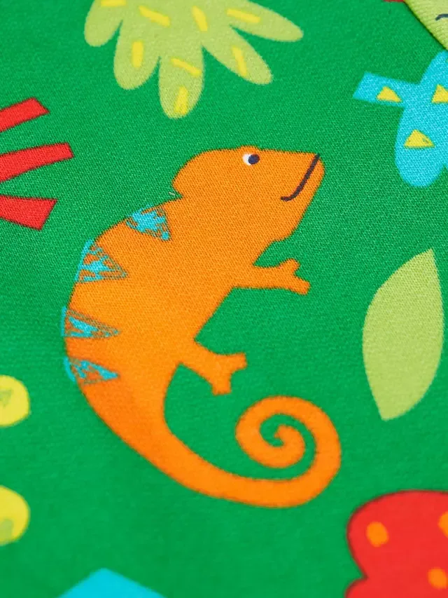 Детский хлопковый комбинезон-халат Chameleon Camp Frugi — фото 3