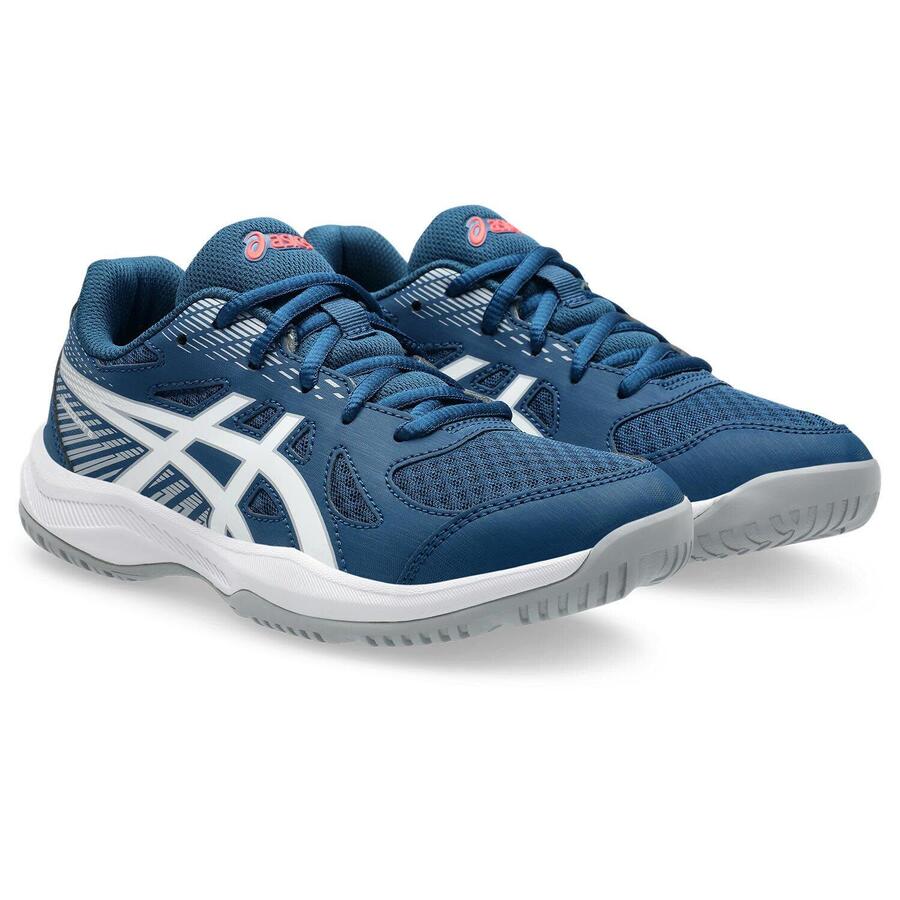 Кроссовки детские мультиспортивные, унисекс - ASICS Upcourt 6 GS - MakoBlue/White — фото 2