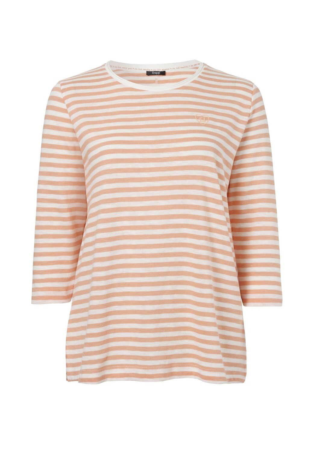 

Рубашка Timeless рубашка с вышивкой frapp, цвет Peach Offwhite